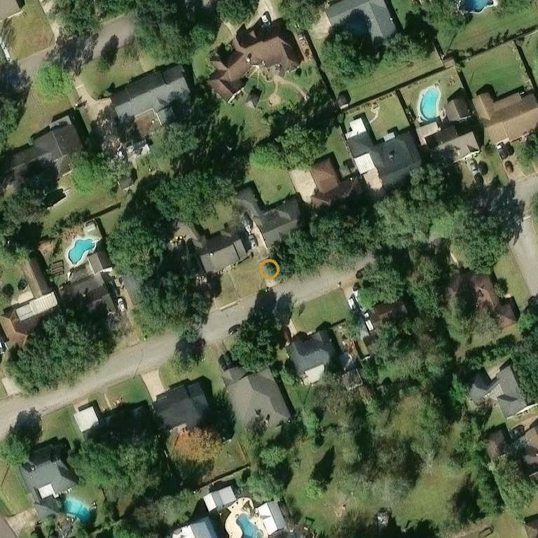 Aerial of 1004 Country Club Dr, Richmond, TX 77469