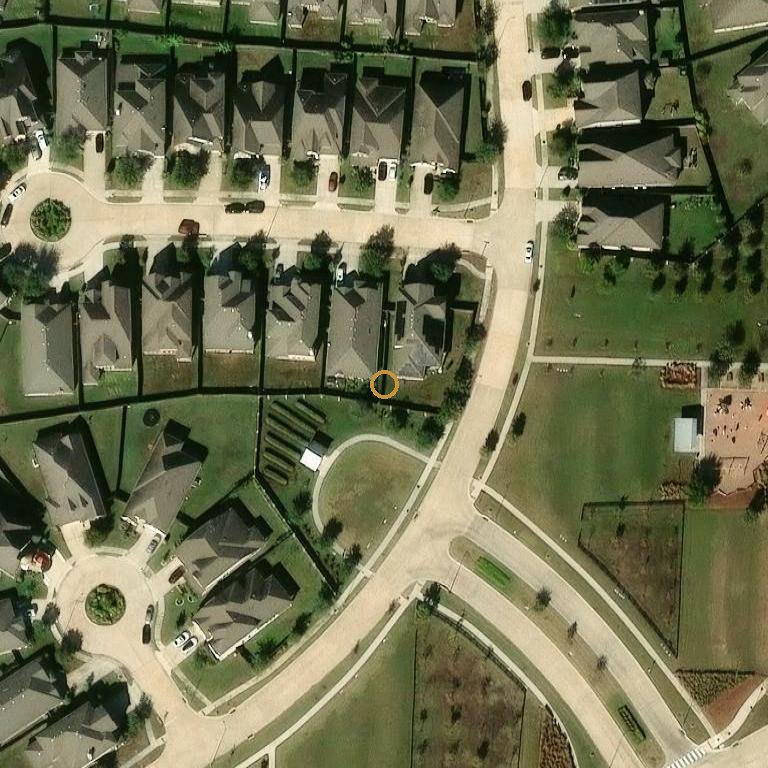 Aerial of 1015 Pink Lily Ln, Richmond, TX 77406