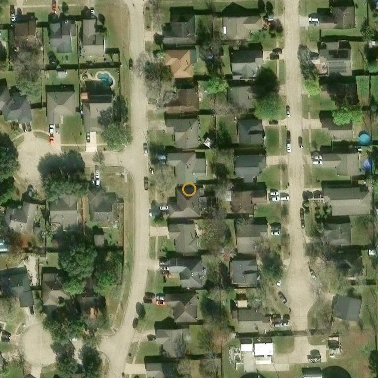Aerial of 10321 Long River Dr, Sugar Land, TX 77498