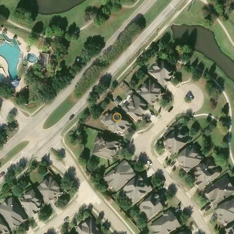 Aerial of 10418 Pladdawa Ln, Richmond, TX 77407