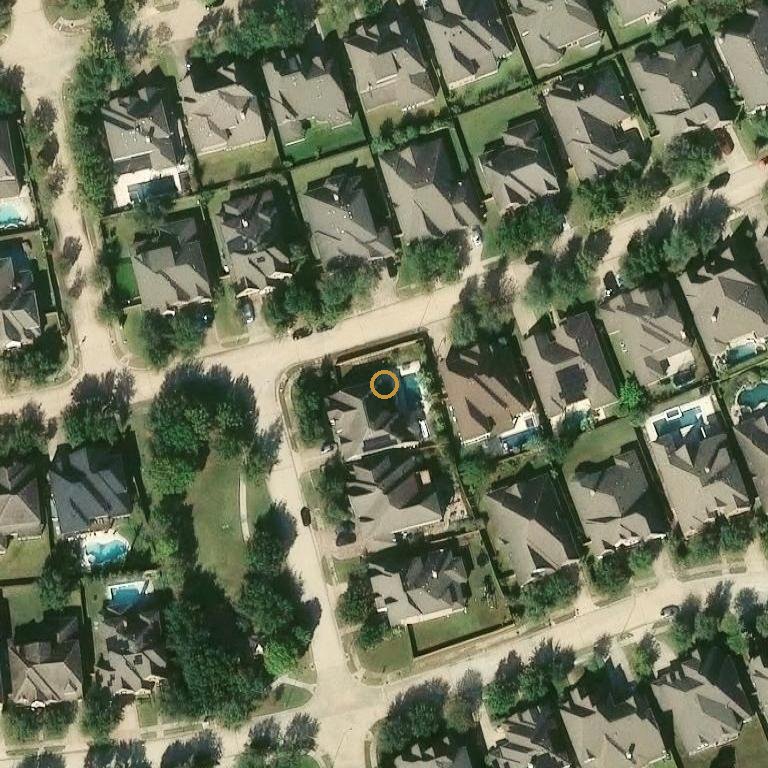 Aerial of 10607 Pommel Ln, Richmond, TX 77407