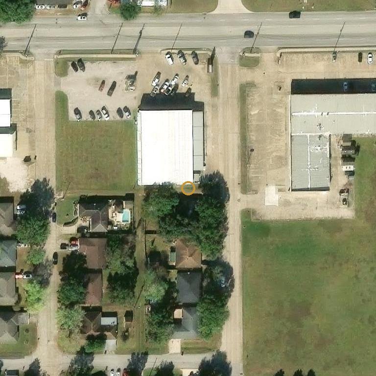 Aerial of 1120 Mahlmann St, Rosenberg, TX 77471