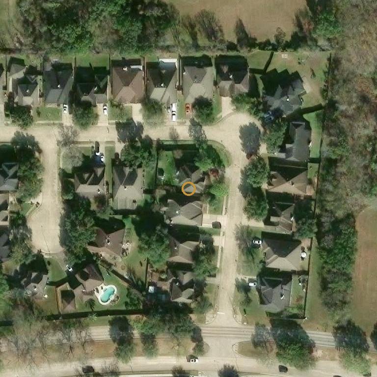 Aerial of 11419 Oak Lake Point Dr, Sugar Land, TX 77498
