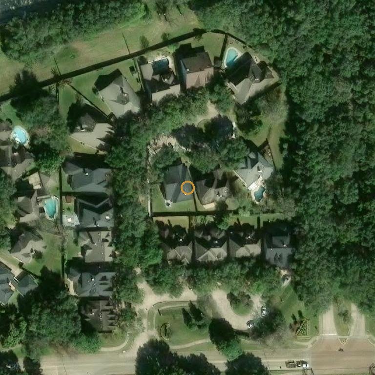 Aerial of 115 Kentwood Ridge Ct, Sugar Land, TX 77479