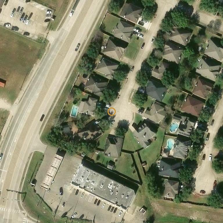 Aerial of 119 Willoughby Ct, Richmond, TX 77469