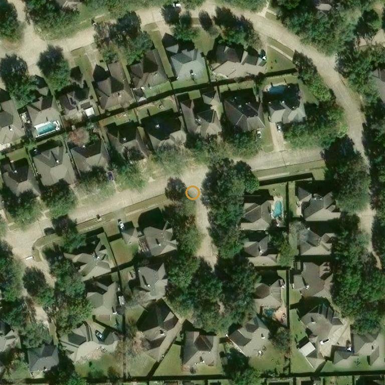 Aerial of 12118 Green Trails Dr, Stafford, TX 77477