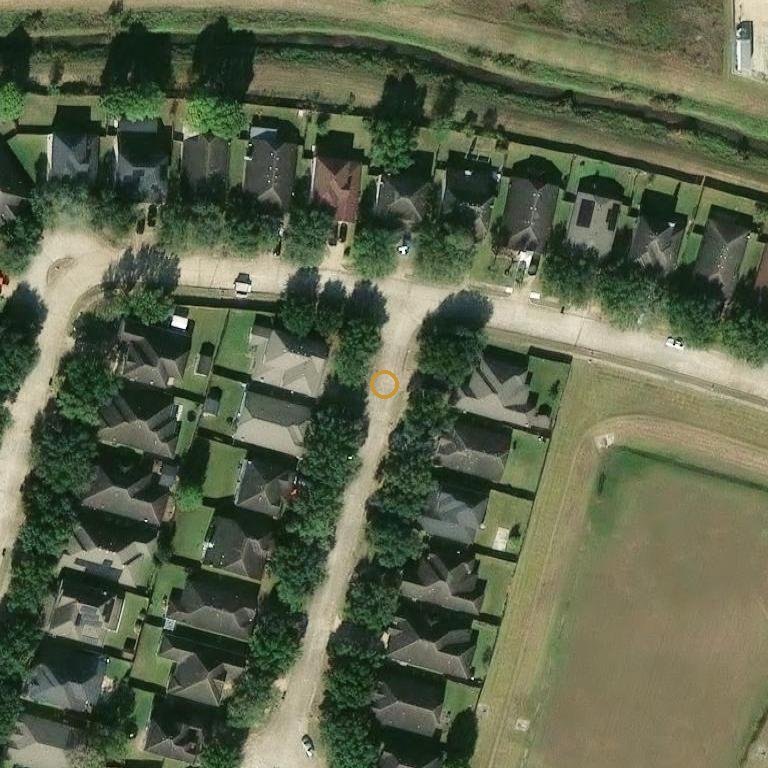 Aerial of 1226 Law Ct, Rosenberg, TX 77471