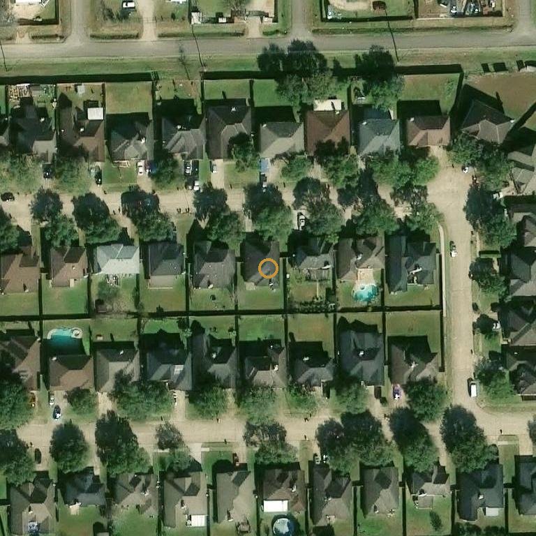 Aerial of 1235 N Arbor Bough Cir, Fresno, TX 77545