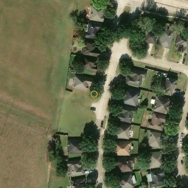 Aerial of 1315 Village Court Blvd, Rosenberg, TX 77471
