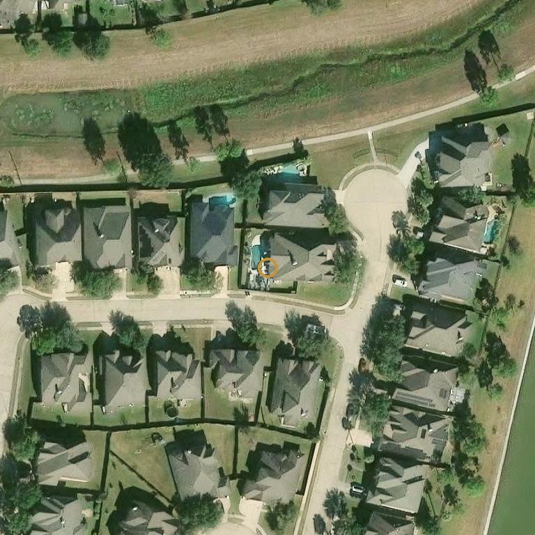 Aerial of 13402 Indigo Sands Dr, Pearland, TX 77584