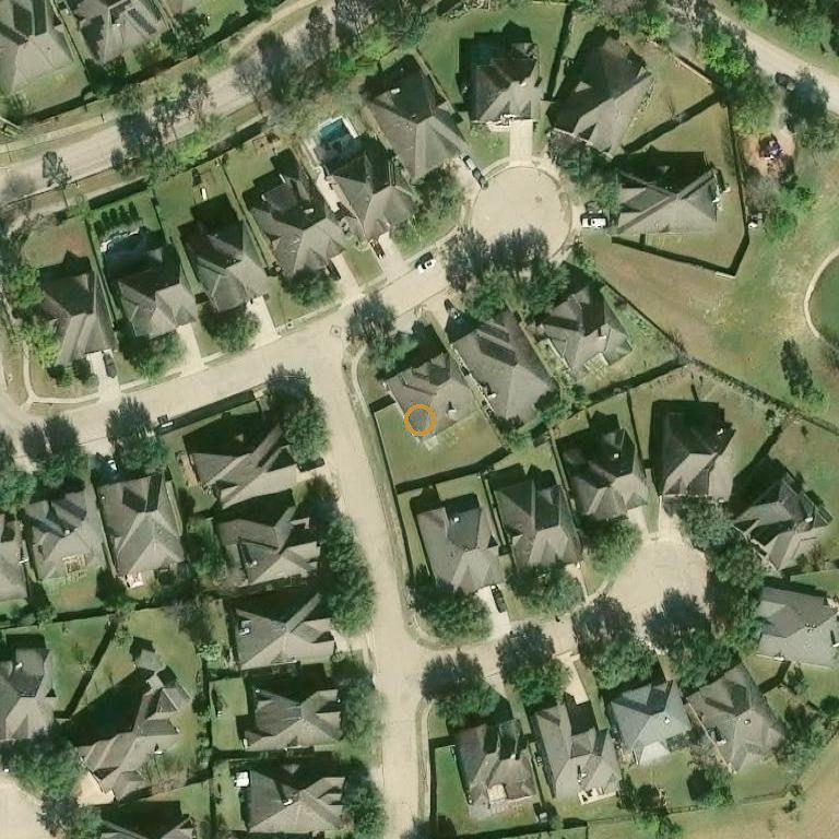 Aerial of 13511 Silent Walk Dr, Pearland, TX 77584