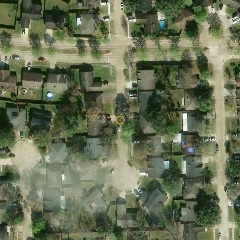 Aerial of 13723 New Village Ln, Sugar Land, TX 77498