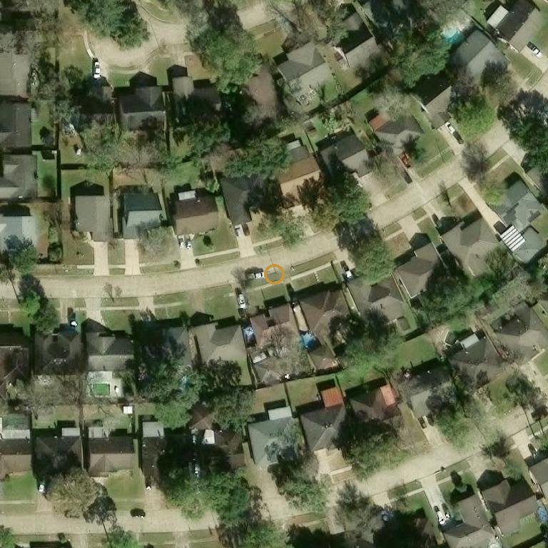 Aerial of 13754 Shirebrook Dr, Sugar Land, TX 77478