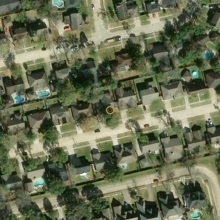 Aerial of 13923 Ivymount Dr, Sugar Land, TX 77498