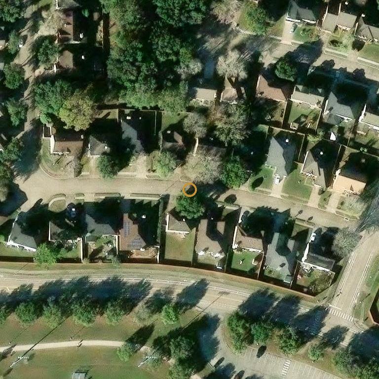 Aerial of 1402 Hollowood Ln, Missouri City, TX 77489