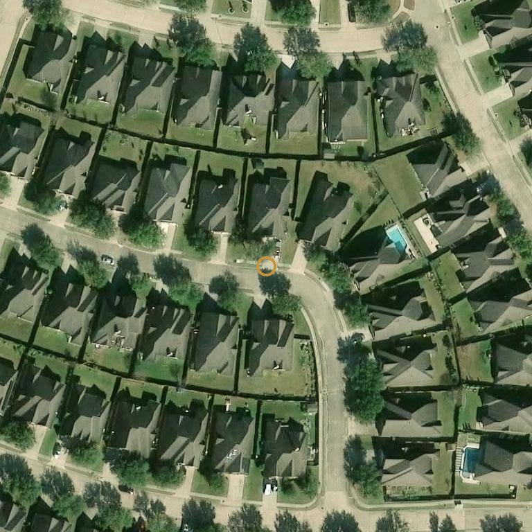 Aerial of 14105 Green Thicket Dr, Pearland, TX 77584