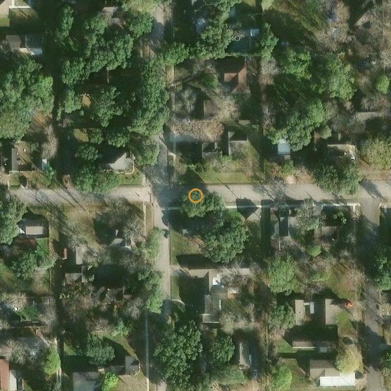 Aerial of 1418 Carlisle St, Rosenberg, TX 77471