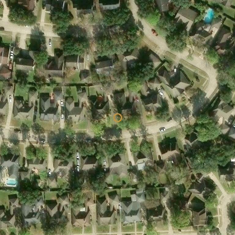 Aerial of 15039 Vistamont Dr, Houston, TX 77083