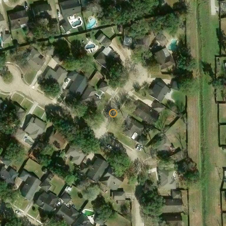 Aerial of 1538 Briarbank Dr, Sugar Land, TX 77498