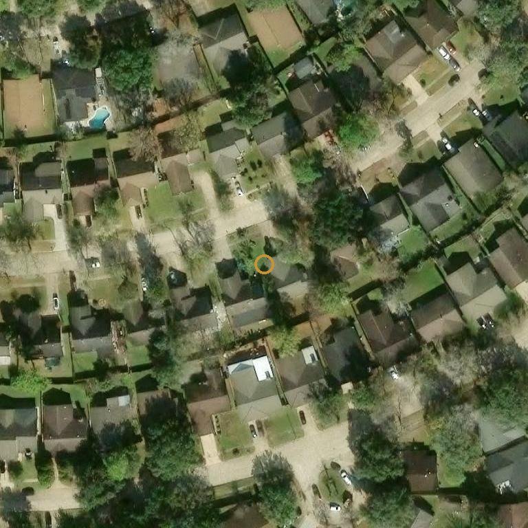 Aerial of 15610 Empanada Dr, Houston, TX 77083