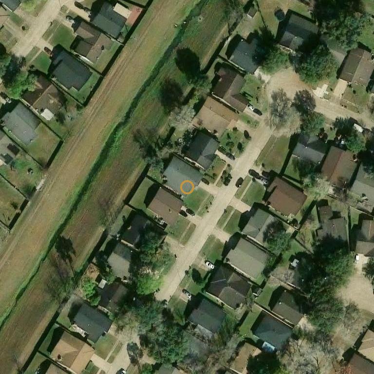 Aerial of 15730 Corsair Rd, Houston, TX 77053