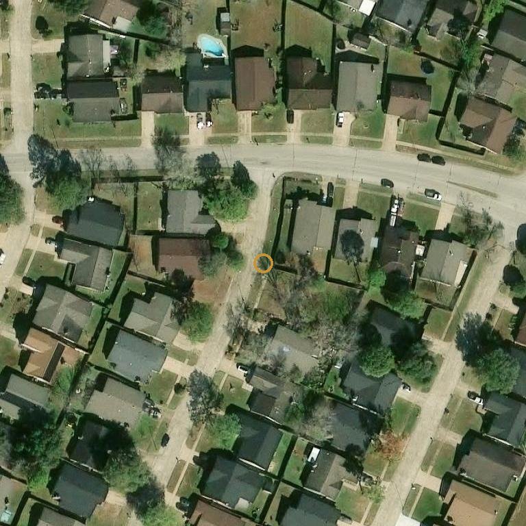 Aerial of 15902 Dante Dr, Houston, TX 77053