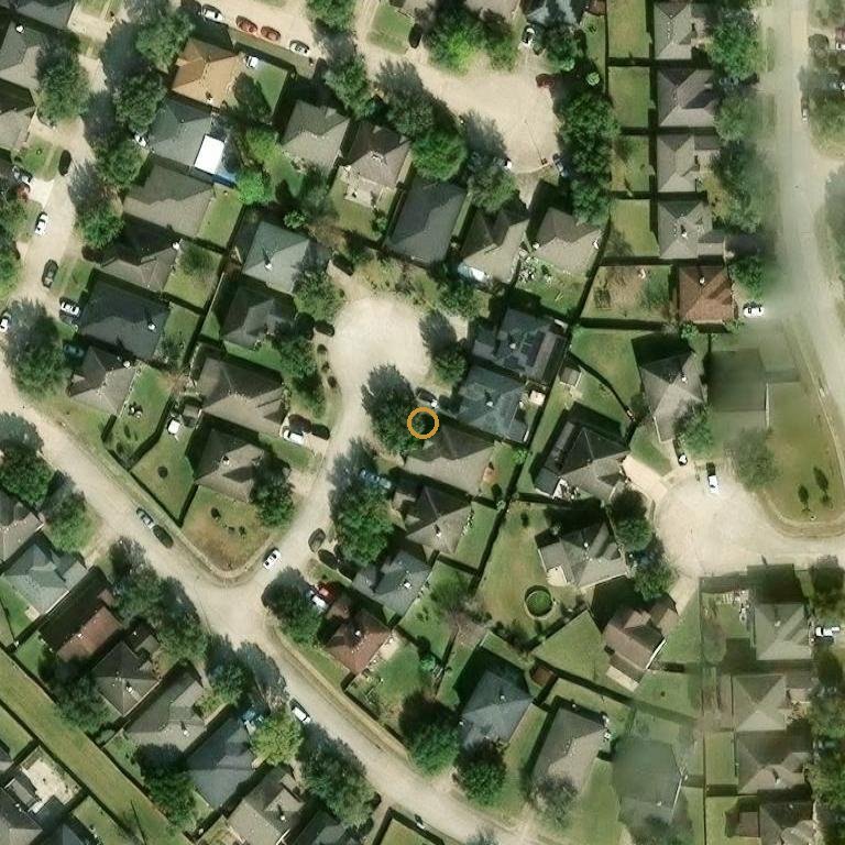 Aerial of 16118 Chamomile Ct, Houston, TX 77083