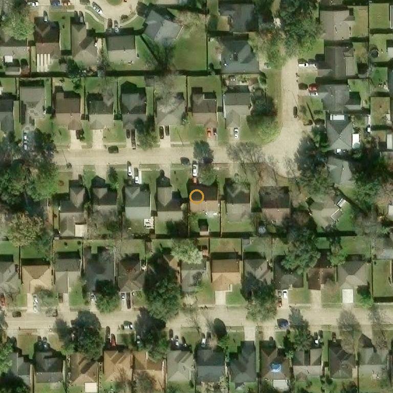 Aerial of 16227 La Terra Dr, Houston, TX 77083
