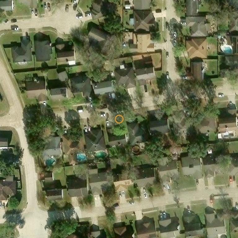 Aerial of 16234 Alametos Dr, Houston, TX 77083