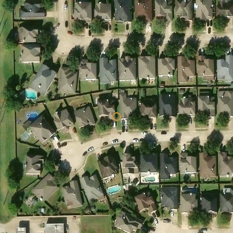 Aerial of 16730 Cold Harbor Ln, Houston, TX 77083