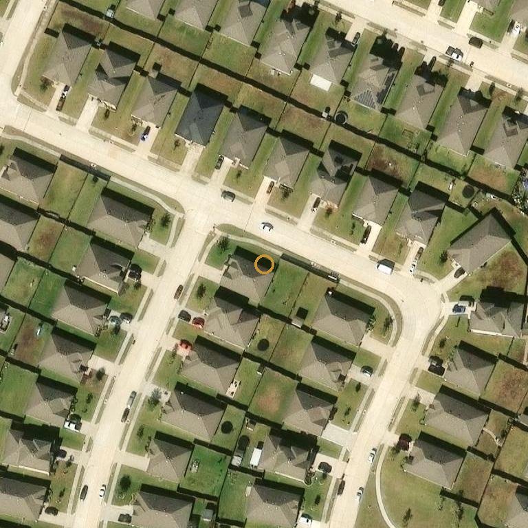 Aerial of 1707 Cooper Bluff Ct, Rosenberg, TX 77469