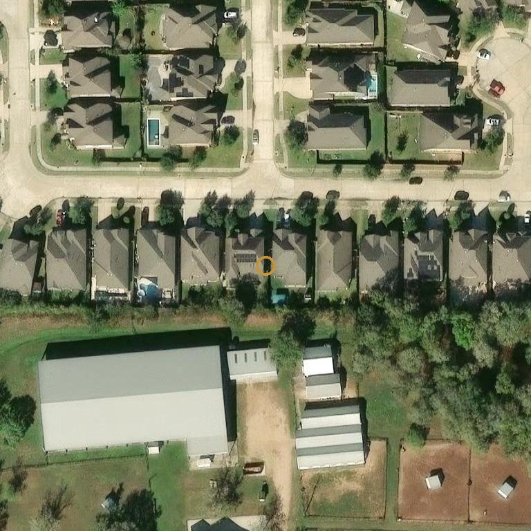 Aerial of 1707 Pecan Branch Dr, Richmond, TX 77406