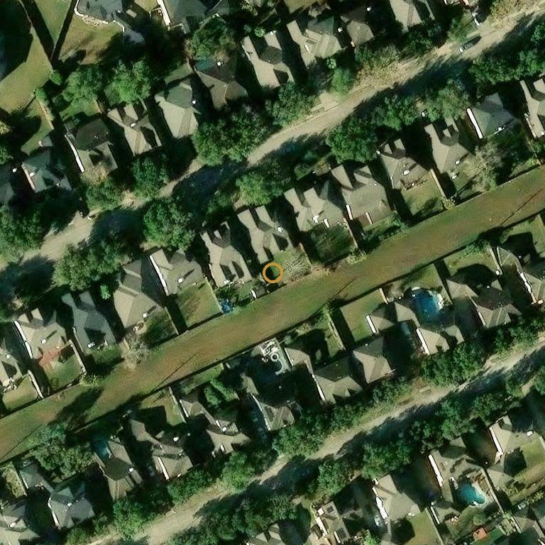 Aerial of 1711 Mustang Crossing, Missouri City, TX 77459