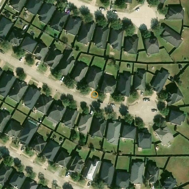 Aerial of 1719 Lansing Cove Dr, Fresno, TX 77545
