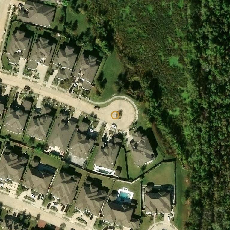 Aerial of 17907 Cartlaw Ct, Richmond, TX 77407