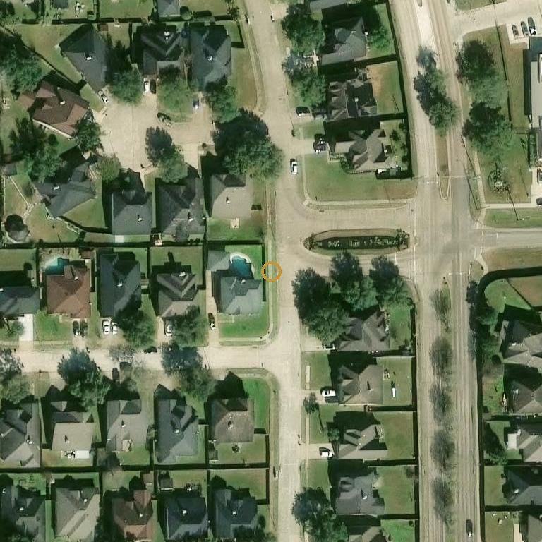 Aerial of 1802 Coretta Ct, Fresno, TX 77545