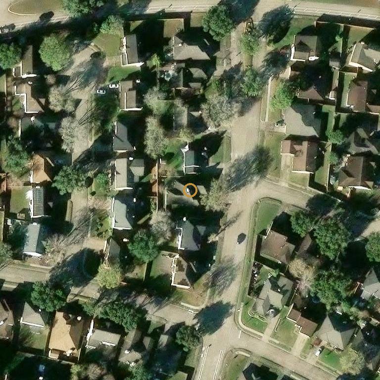 Aerial of 1814 Pine Hollow Dr, Missouri City, TX 77489