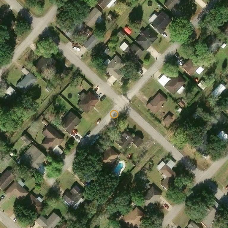 Aerial of 1815 Brumbelow St, Rosenberg, TX 77471