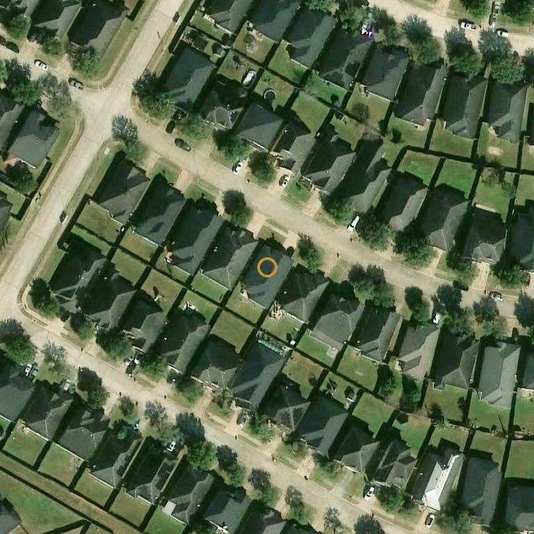 Aerial of 1822 Lansing Cove Dr, Fresno, TX 77545