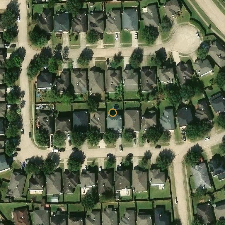 Aerial of 18226 Spring Run Ln, Richmond, TX 77407