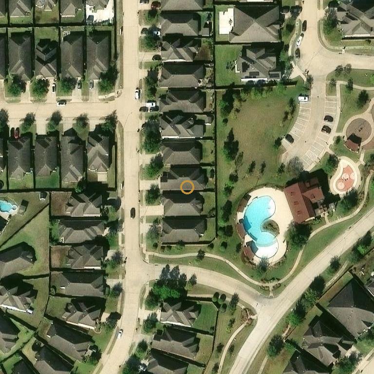 Aerial of 18743 Majestic Vista Ln, Richmond, TX 77407