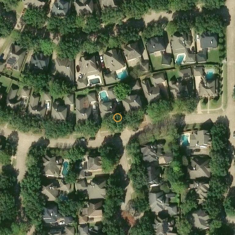 Aerial of 1902 Cres Cmn Dr, Katy, TX 77494
