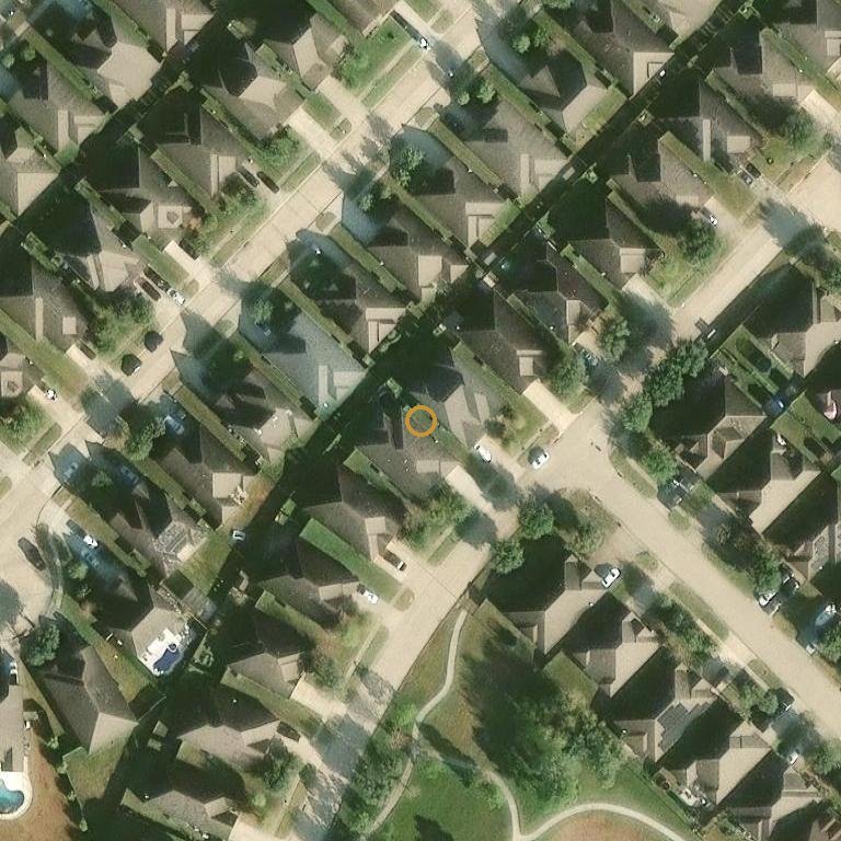Aerial of 1902 Red Cedar Trl, Rosenberg, TX 77471