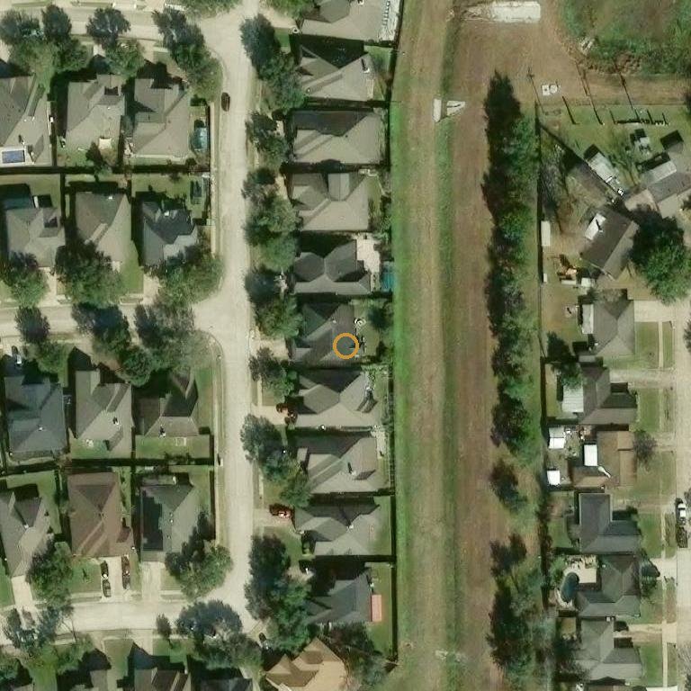 Aerial of 1922 Lincoln Crest Way, Sugar Land, TX 77498