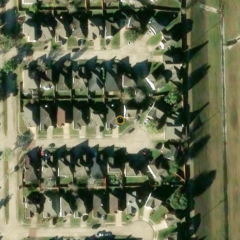 Aerial of 1923 Shady Oaks Ct, Missouri City, TX 77489