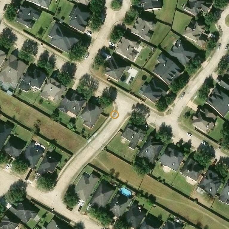 Aerial of 19335 Lincoln Heights Ln, Richmond, TX 77407