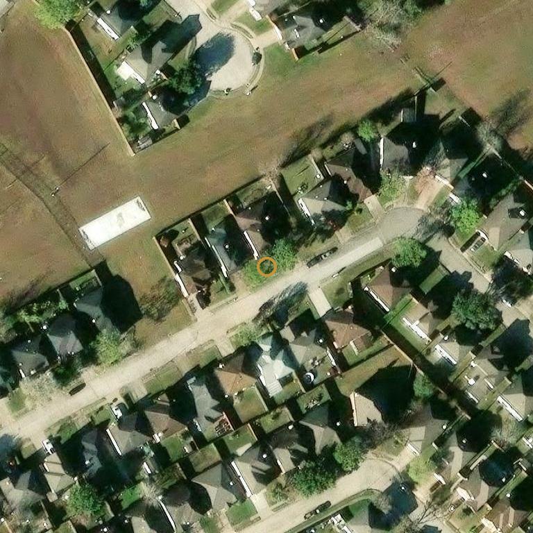 Aerial of 1963 Woodland Hills Dr, Missouri City, TX 77489