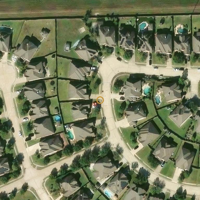 Aerial of 20419 Bristol Bluff Ln, Richmond, TX 77407