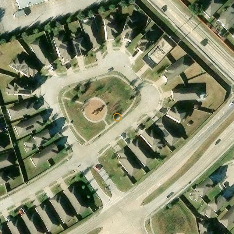 Aerial of 2115 Republic Way, Missouri City, TX 77489