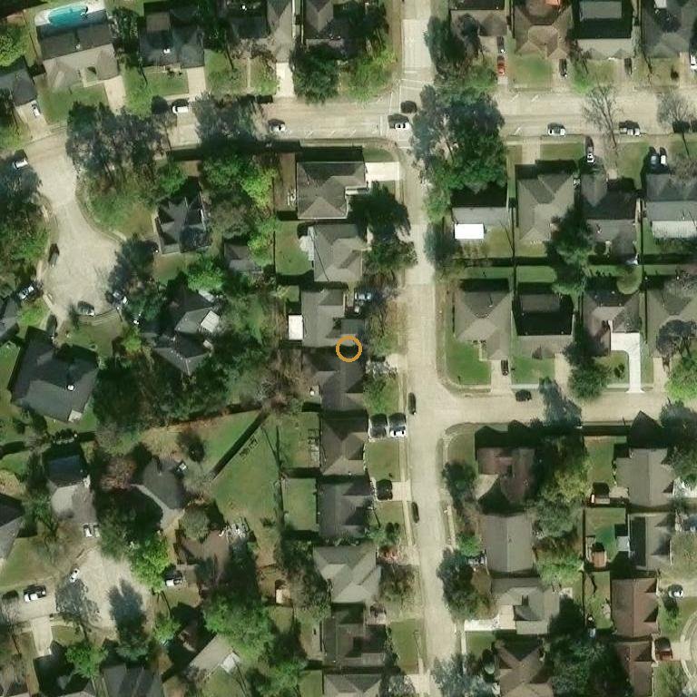Aerial of 2211 Collingsfield Dr, Sugar Land, TX 77478